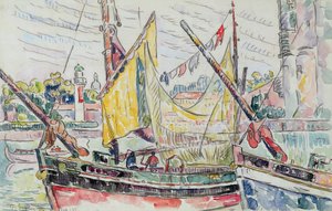 De haven van La Rochelle door Paul Signac